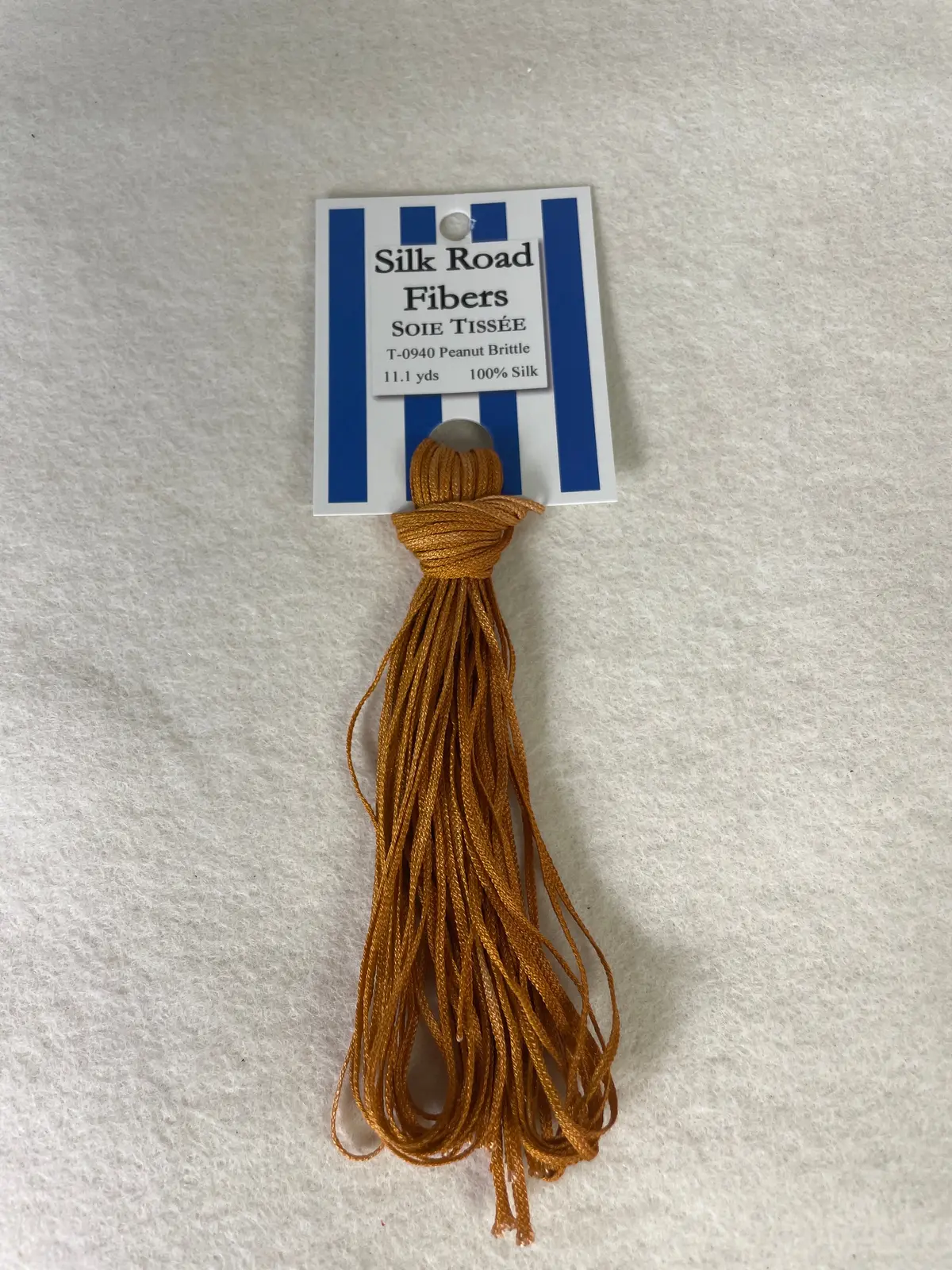 Silk Road Fibers T-0940 Peanut Brittle Soie Tissee 1