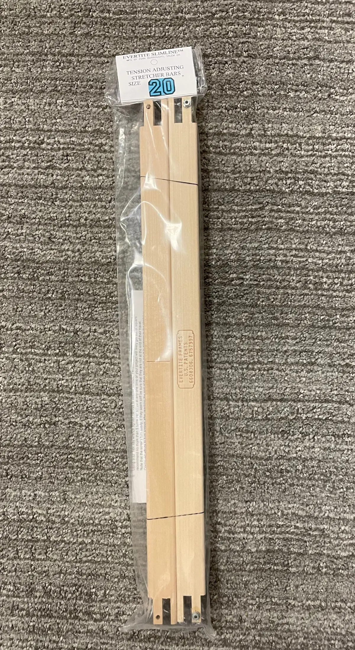 Evertite 20In Stretcher Bars 1