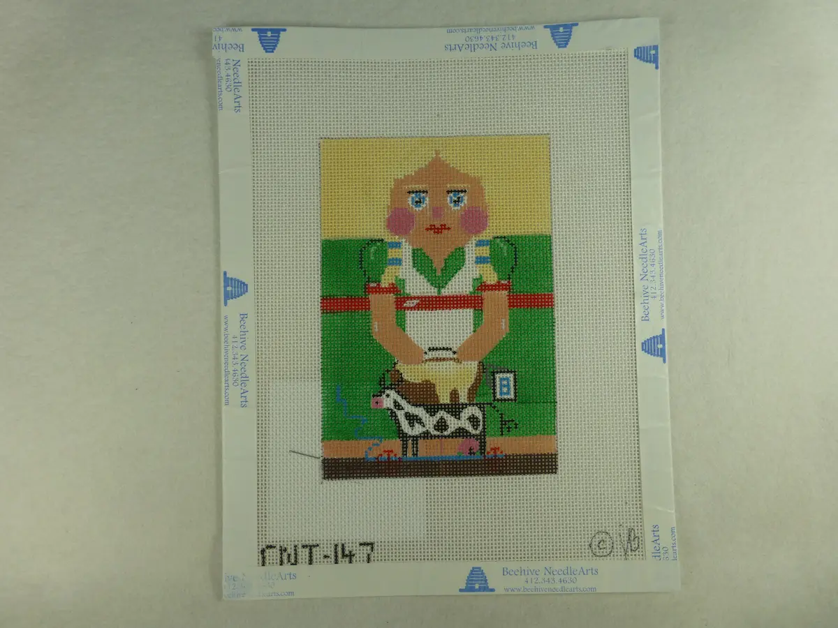 Julia's Needleworks Cnt147 Maids Milking 1