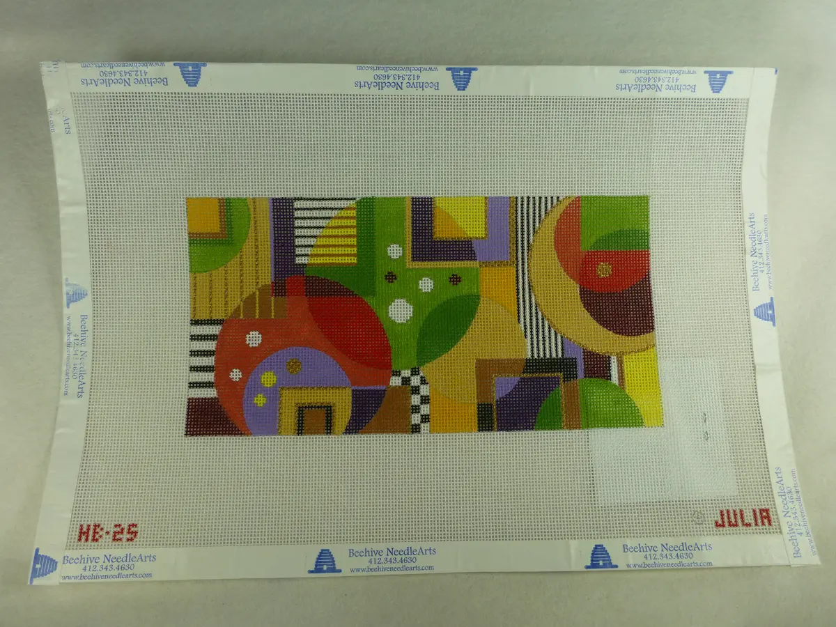Julia's Needleworks Hb25 Autumn Abstract 1