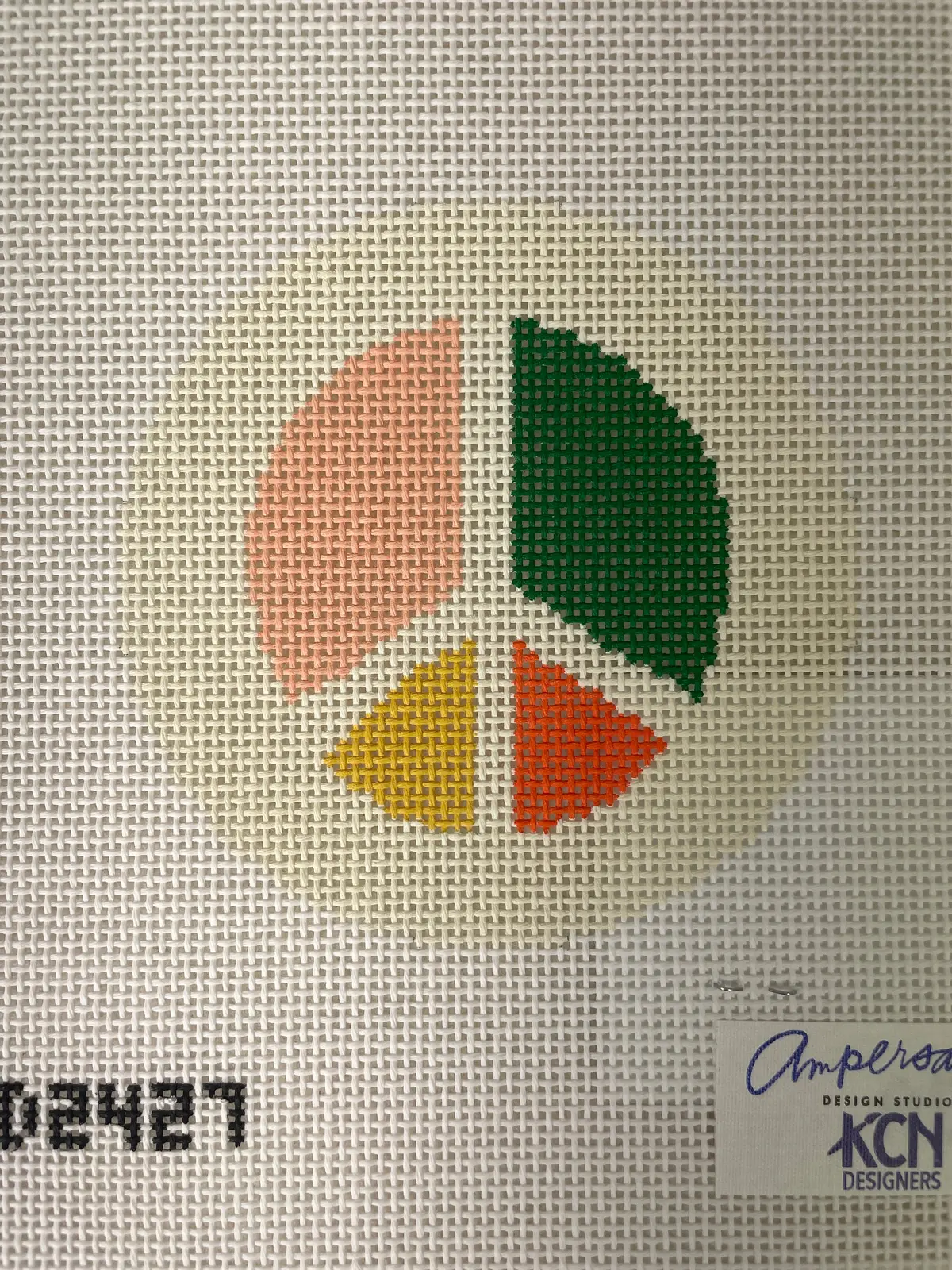 * Ampersand Design Studio Kcd2427 Peace Round Canvas 1