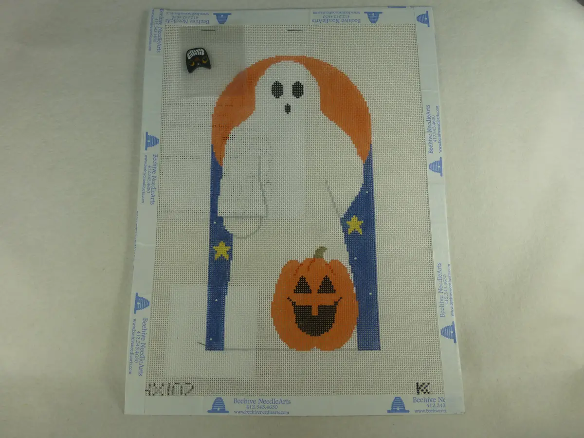 Kathy Schenkel Hx102 Ghost W/ Spooky Cat 1