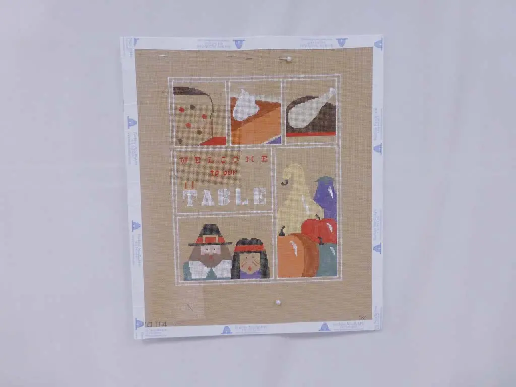 *Sale Kathy Schenkel Designs Sa114 Thanksgiving Sampler 1