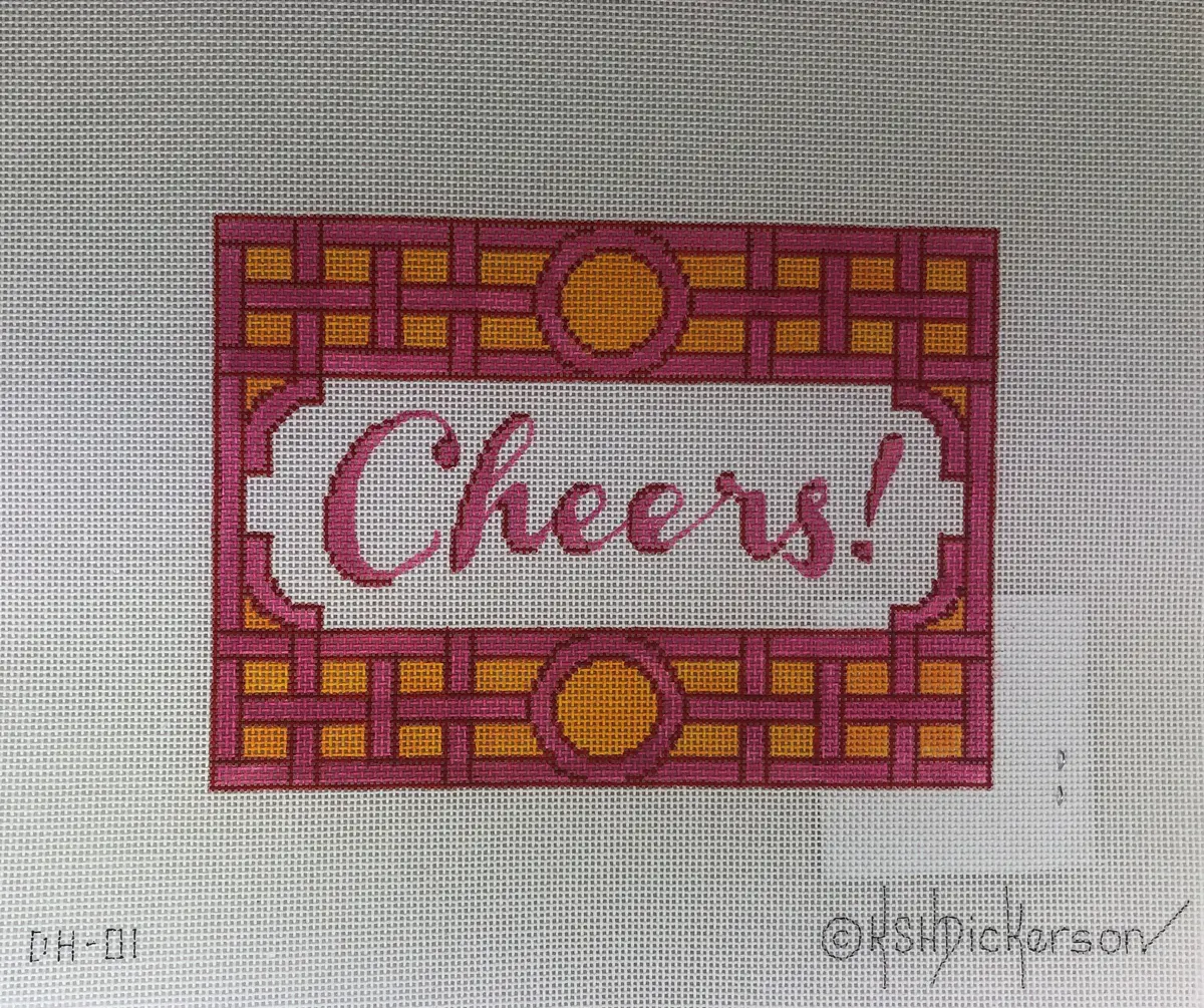 *Sale Kate Dickerson Needlepoint Dh-01 Cheers! 1