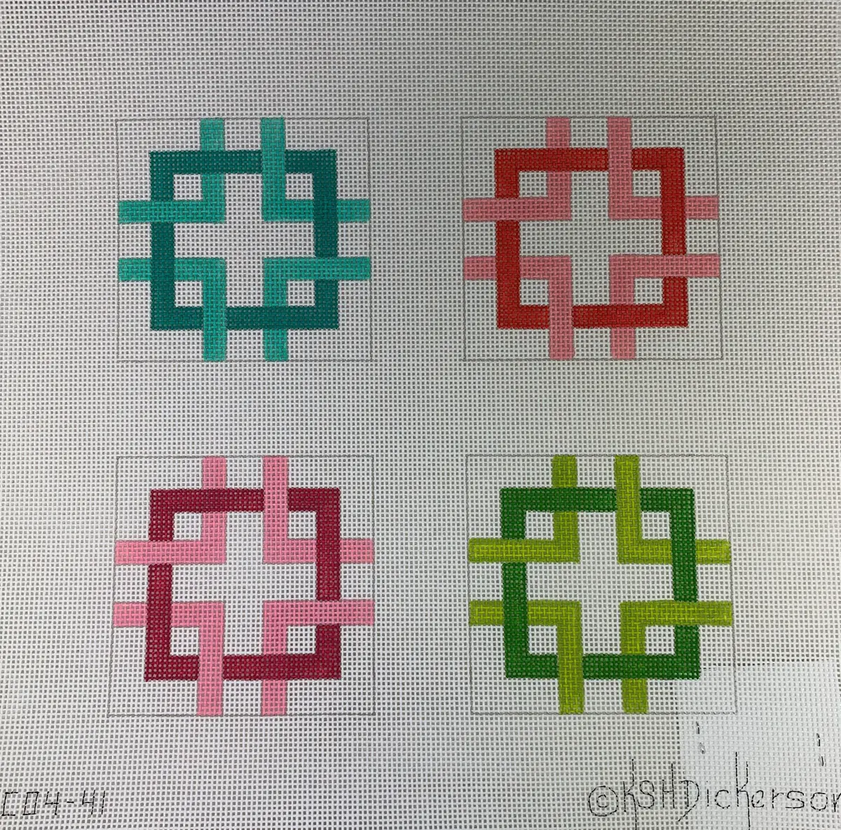 Kate Dickerson 214 Squares - Multi Brights 1