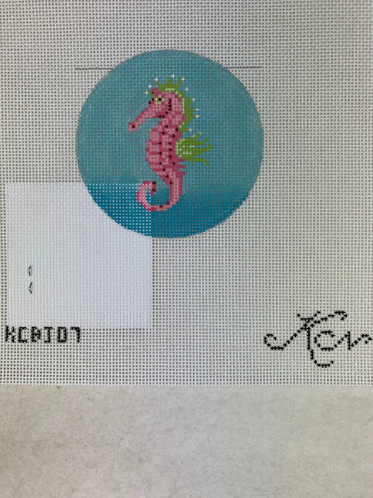 Kelly Clark Studio Kcbj07 Pink Seahorse Round 1