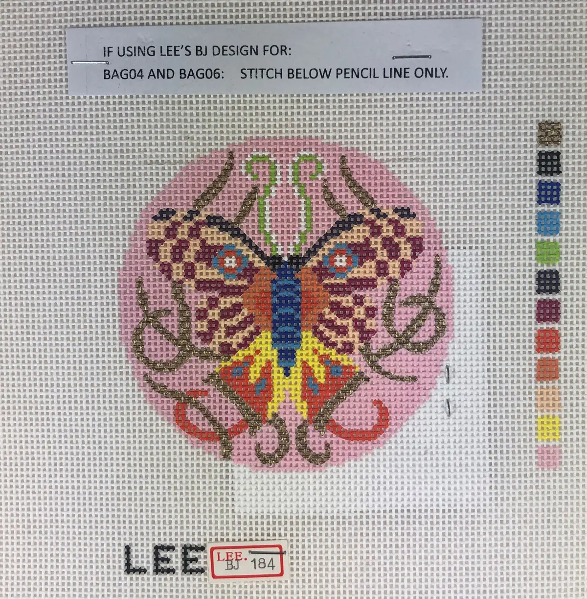Lee's Needle Arts Bj184 Butterfly Mask 1