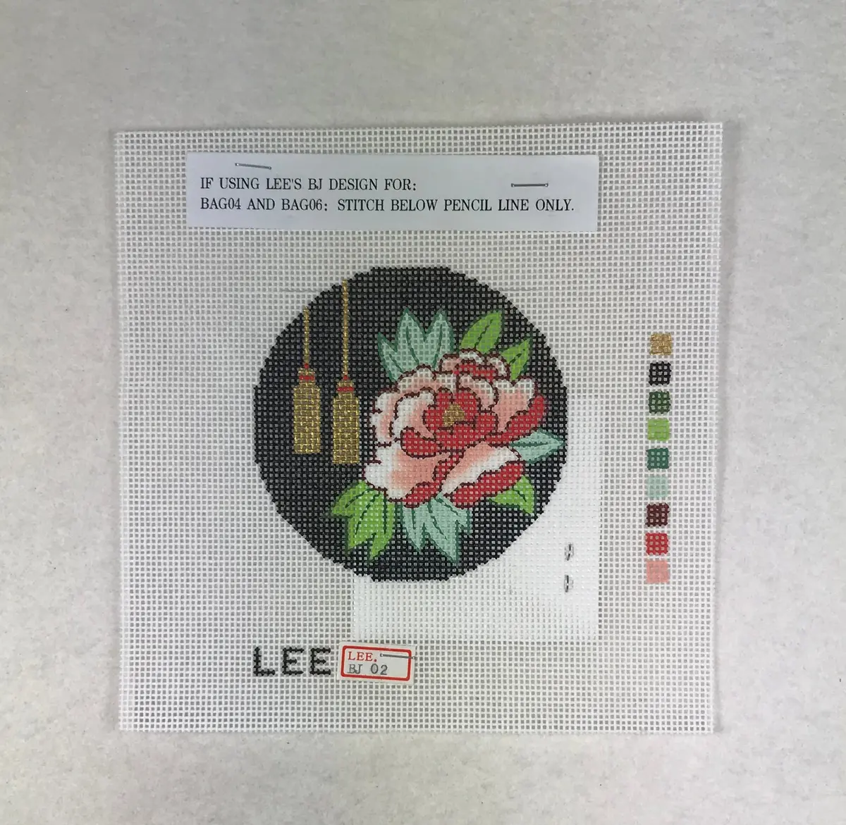 * Lee's Needle Arts Bj02 Peony 1