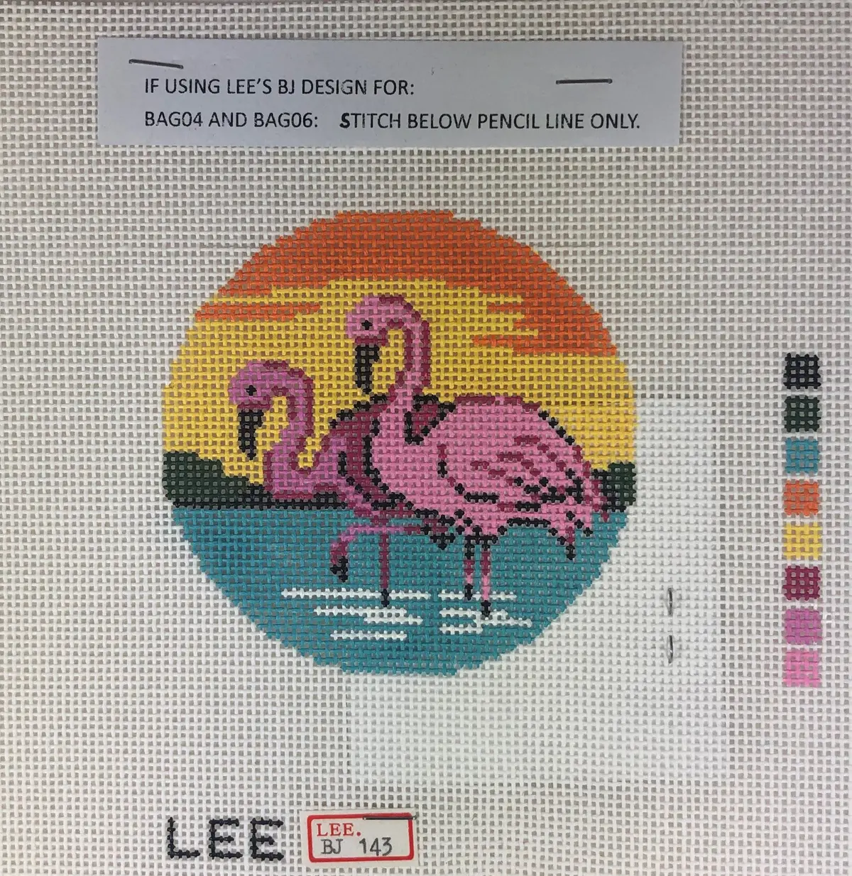 Lee's Needle Arts Bj143 Flamingo 1