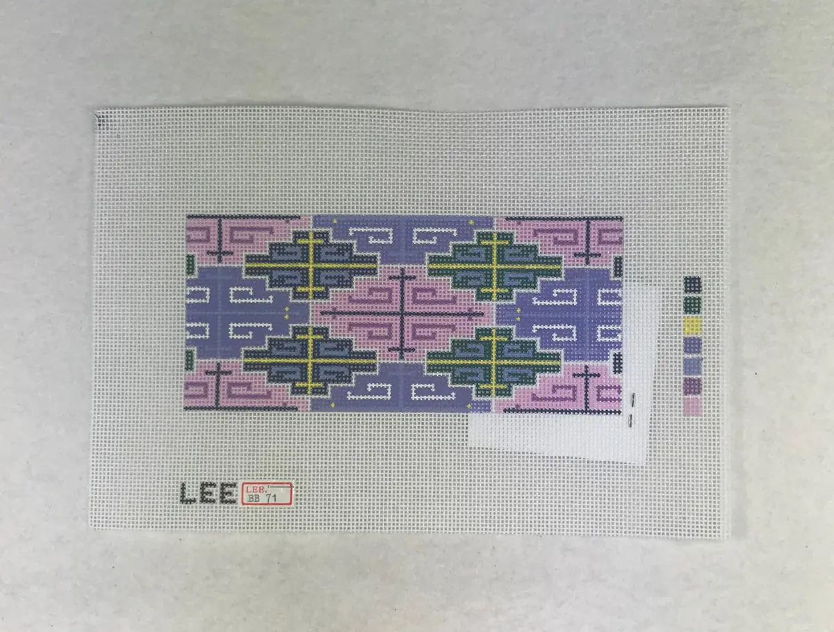 Lee's Needle Arts Bb71 Purple Geometric 1