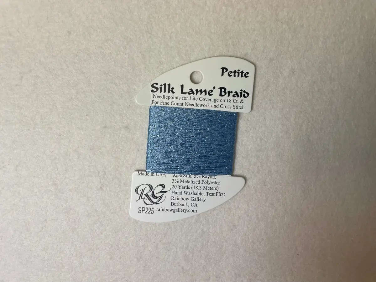 Petite Silk Lame Braid Sp225 Forever Blue 1