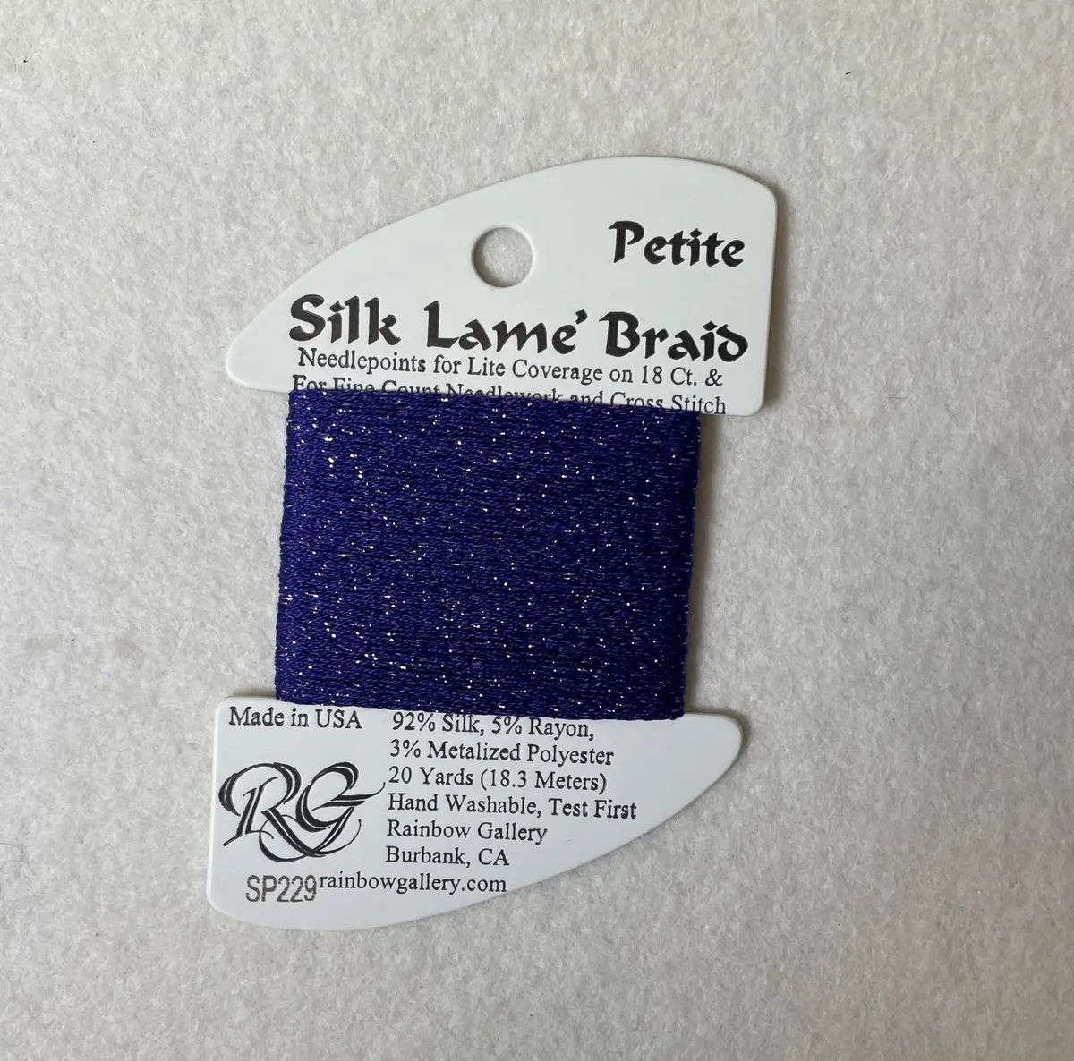 Petite Silk Lame Braid Sp229 Purple 1