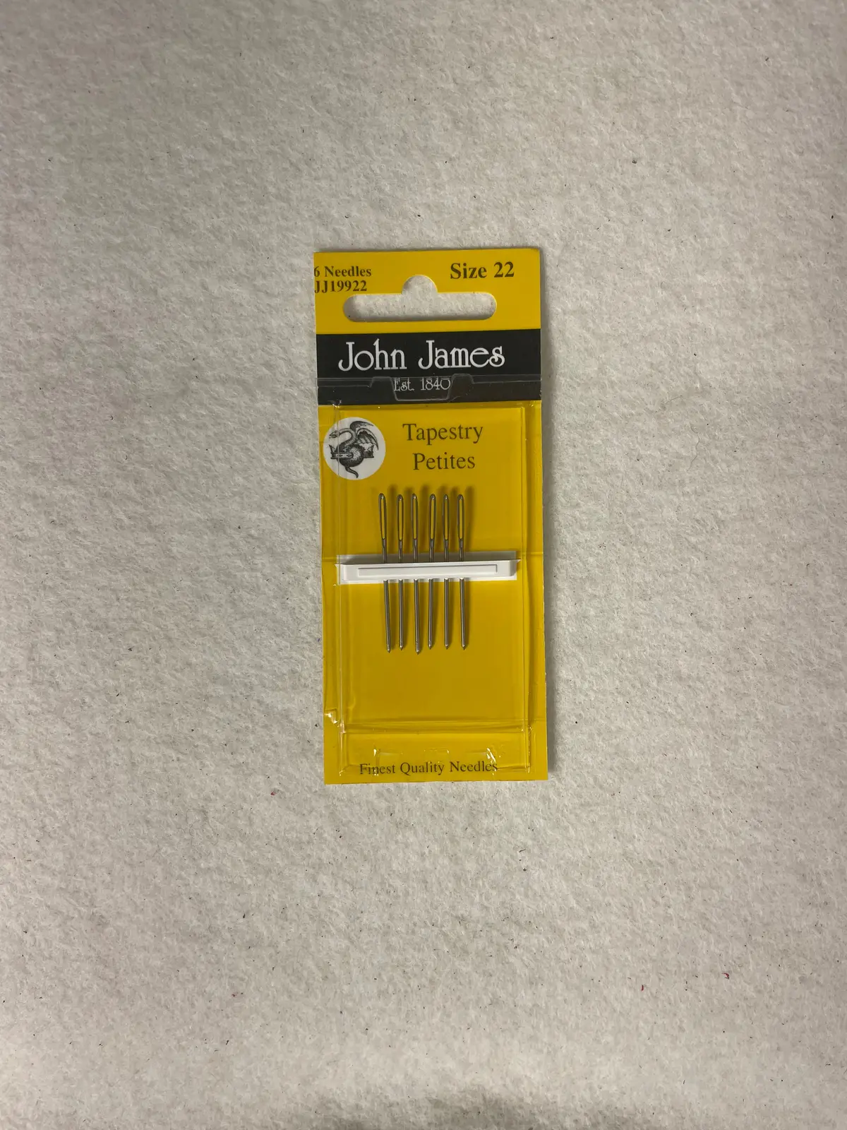 * John James Size 22 Tapestry Petites Needles 1