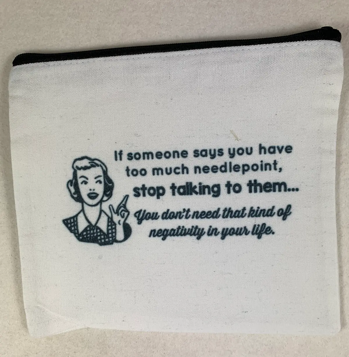 Alice Peterson Company Po109 Too Much Ndlpt Pouch 1