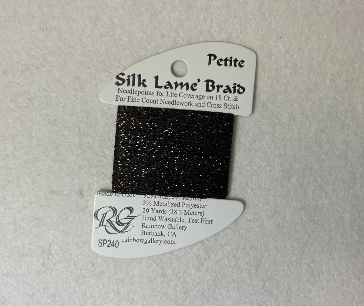Petite Silk Lame Braid Sp240 Seal Skin 1
