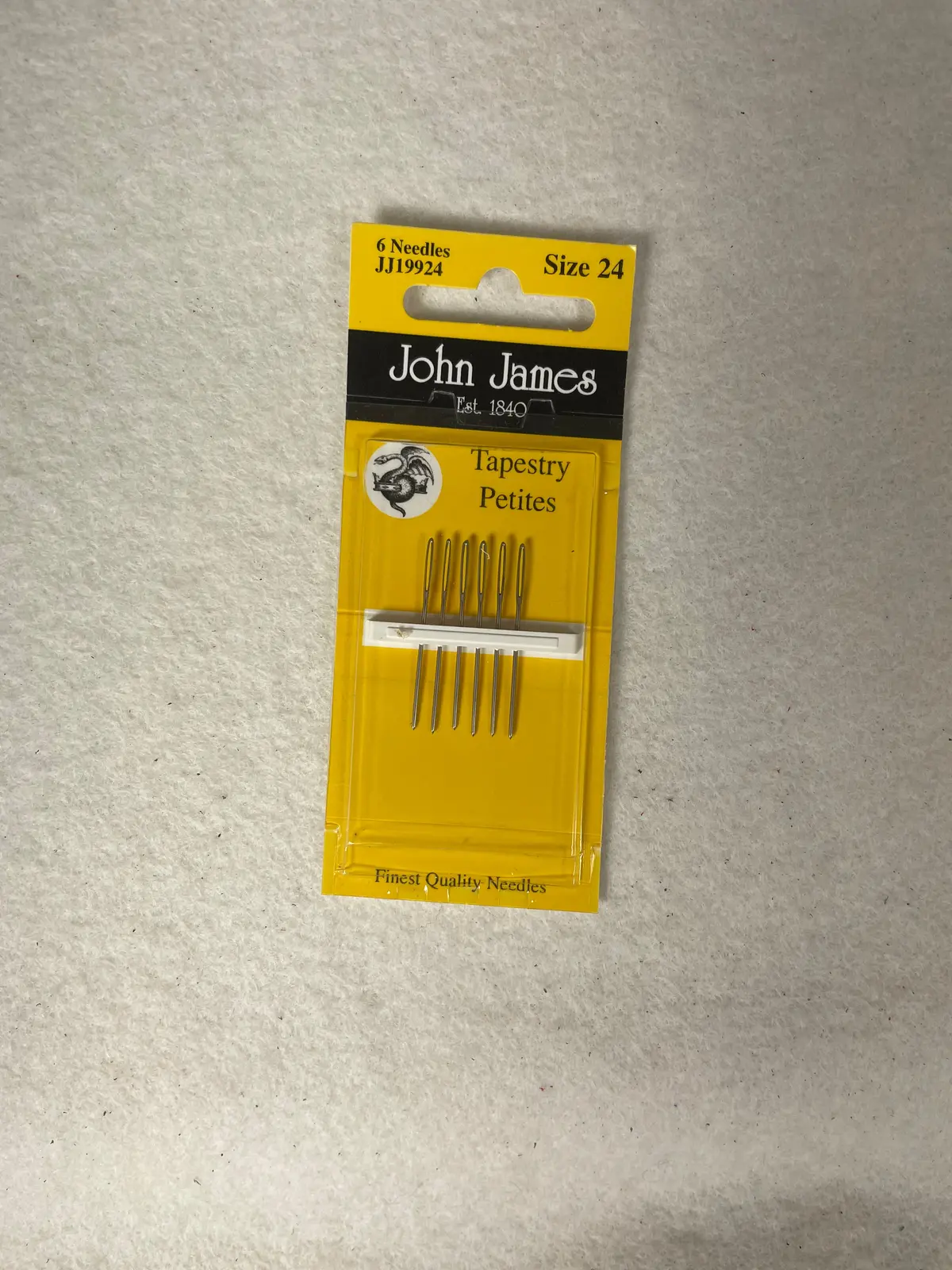 * John James Size 24 Tapestry Petites Needles 1