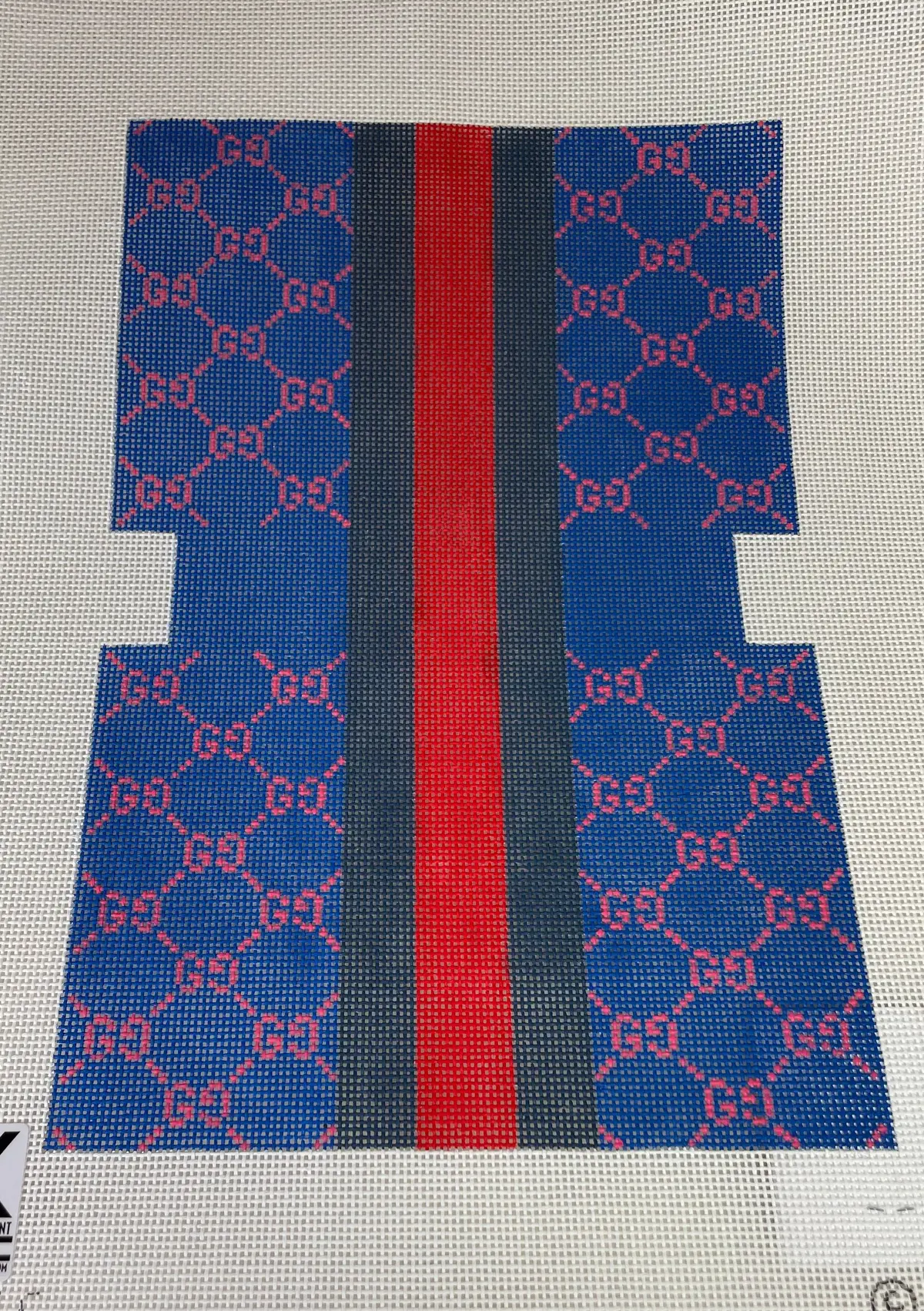 * Kimberly Ann Mb-24C G And Stripes Royal Blue/ Pink 1