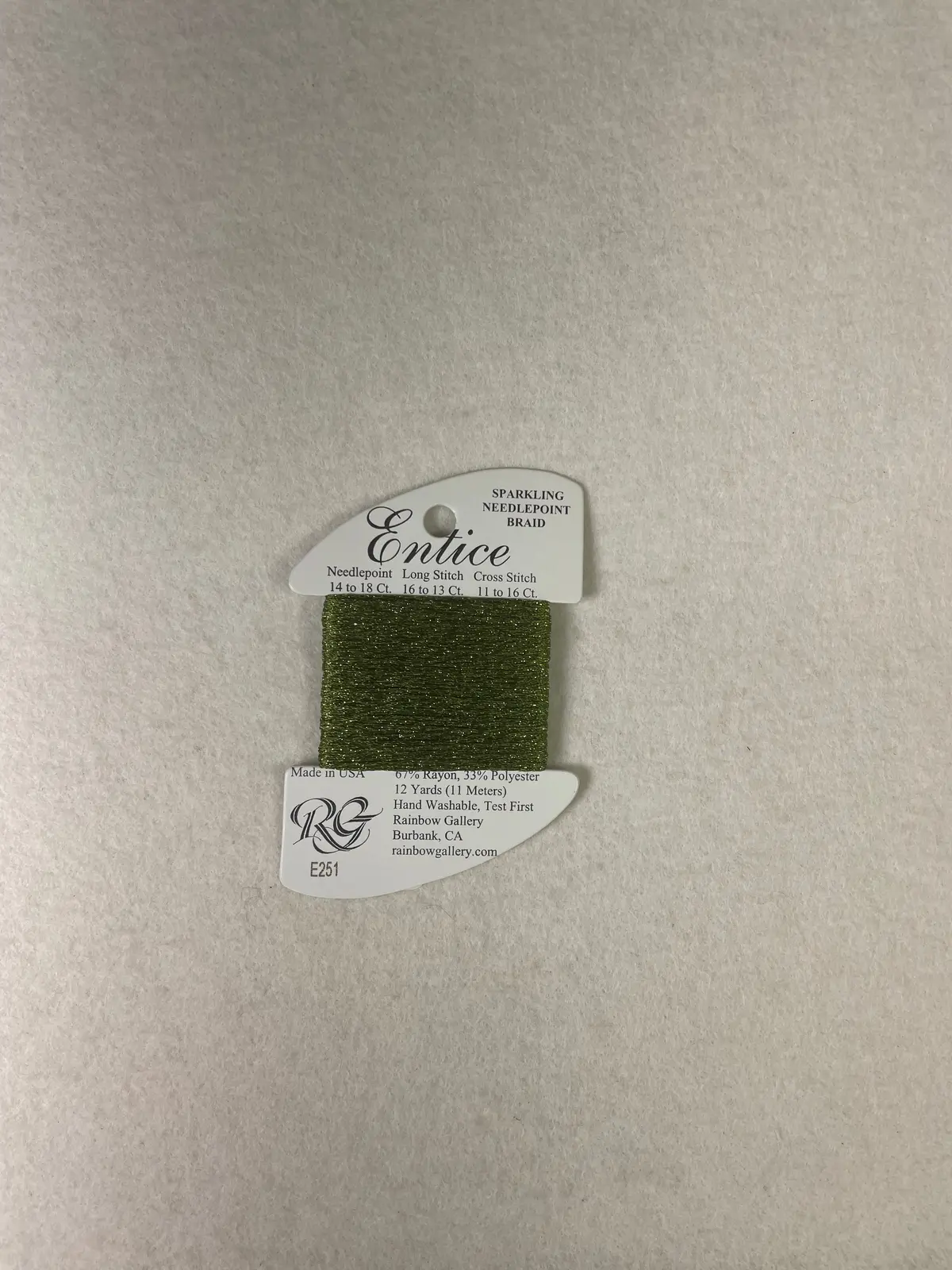 Entice E251 Green Olive 1