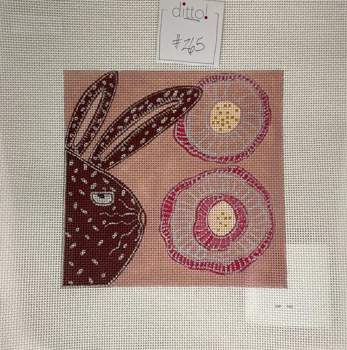 *Ditto Needlepoint Works #265 Brown Bunny 1