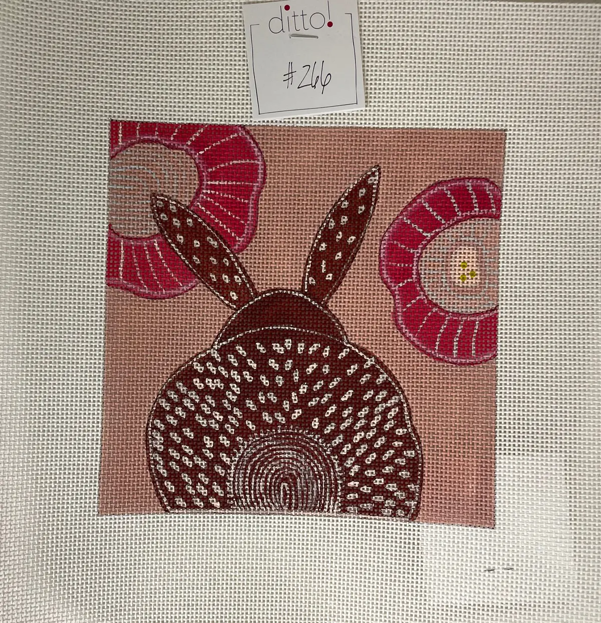 *Ditto Needlepoint Works #266 Bunny Behind 1