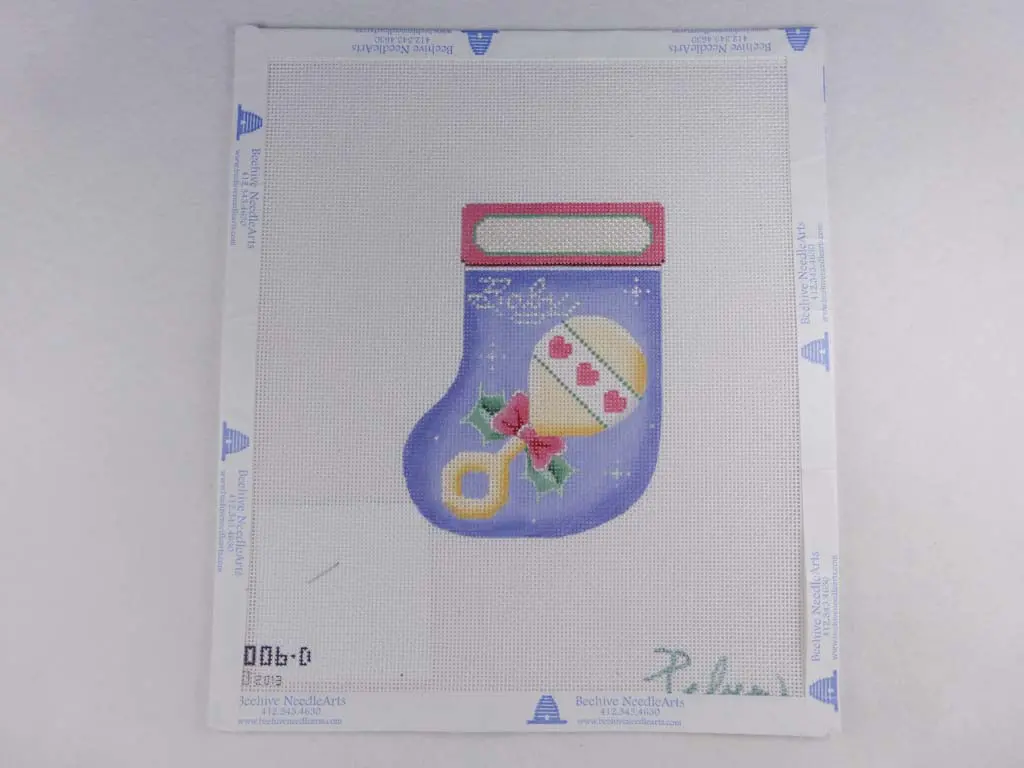 Rebecca Wood Designs 1006D Baby Rattle Sock 1