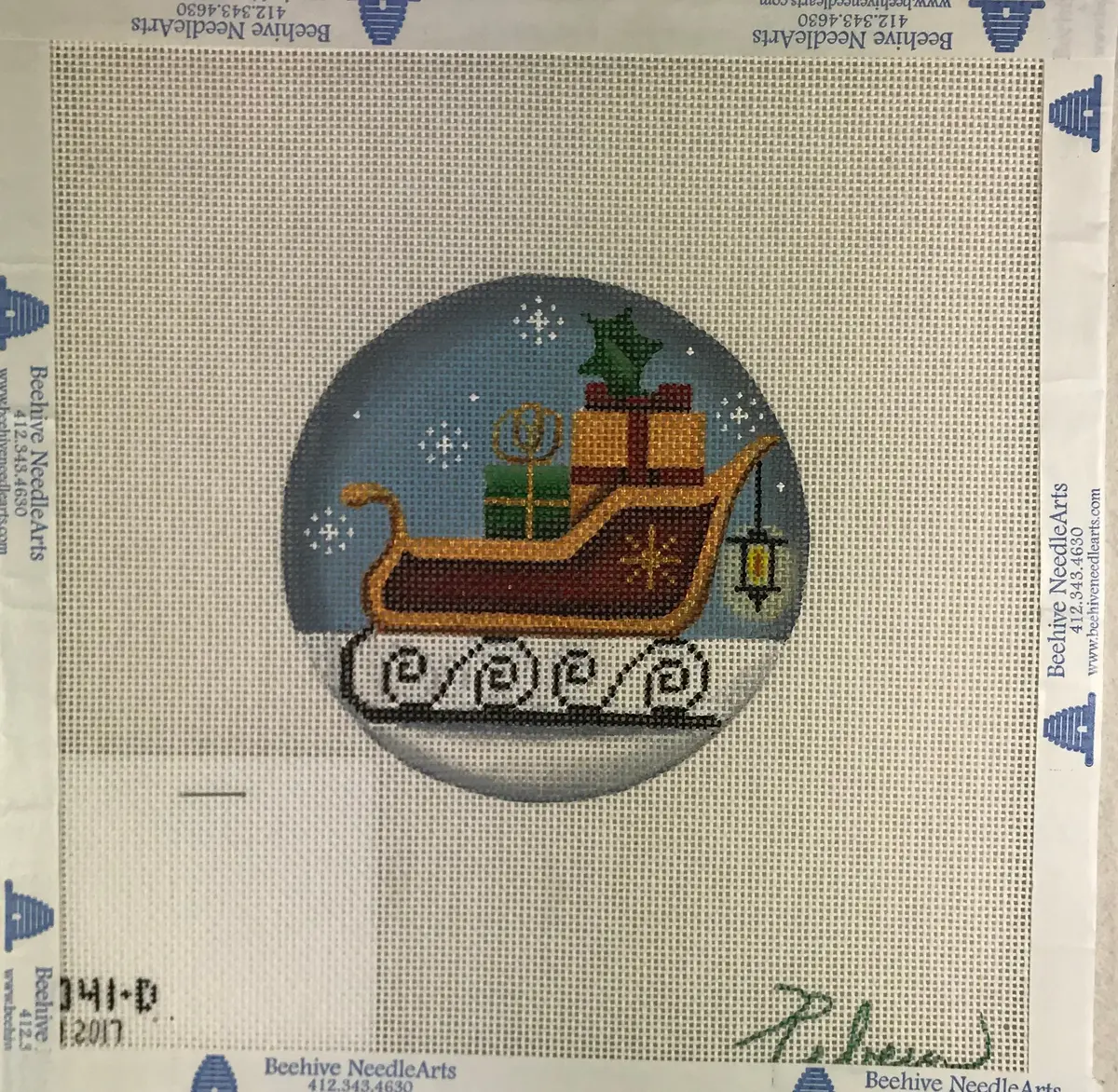Rebecca Wood 1041D Santa's Sleigh 1