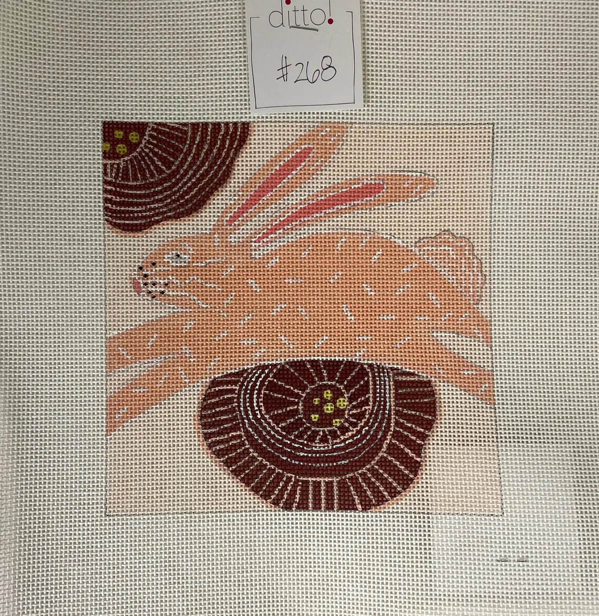 *Ditto Needlepoint Works #268 Bunny Hopping 1