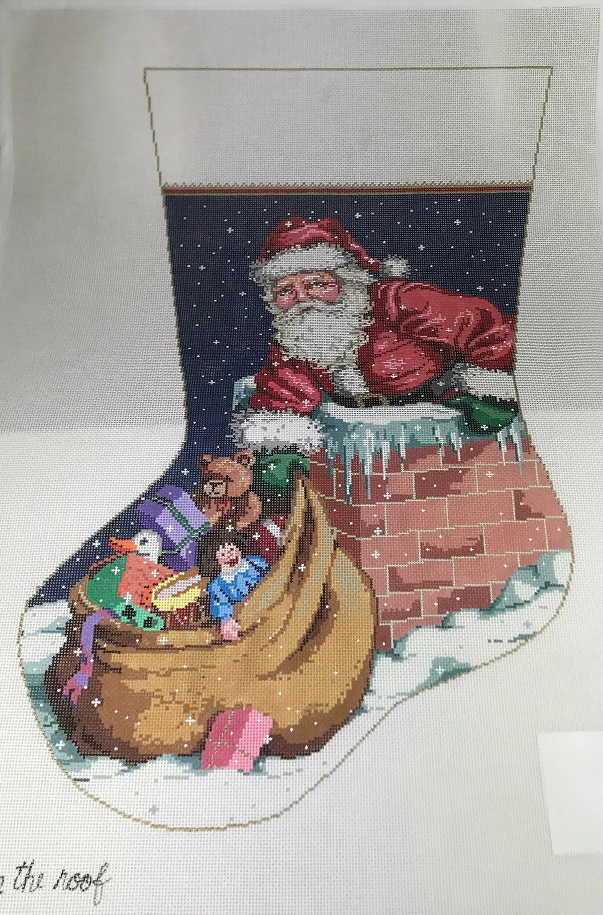 * Sandra Gilmore Blue Moon 276 16-069 Roof Stocking Sandra 1