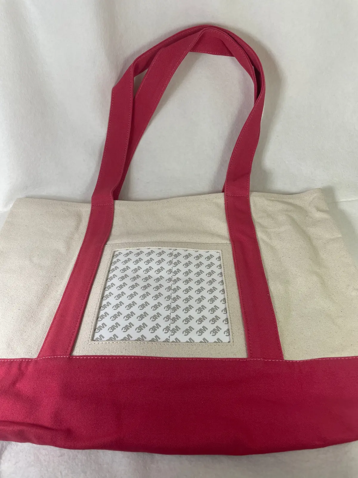 *Planet Earth Canvas Tote- 6X6 Opening / Pink 1