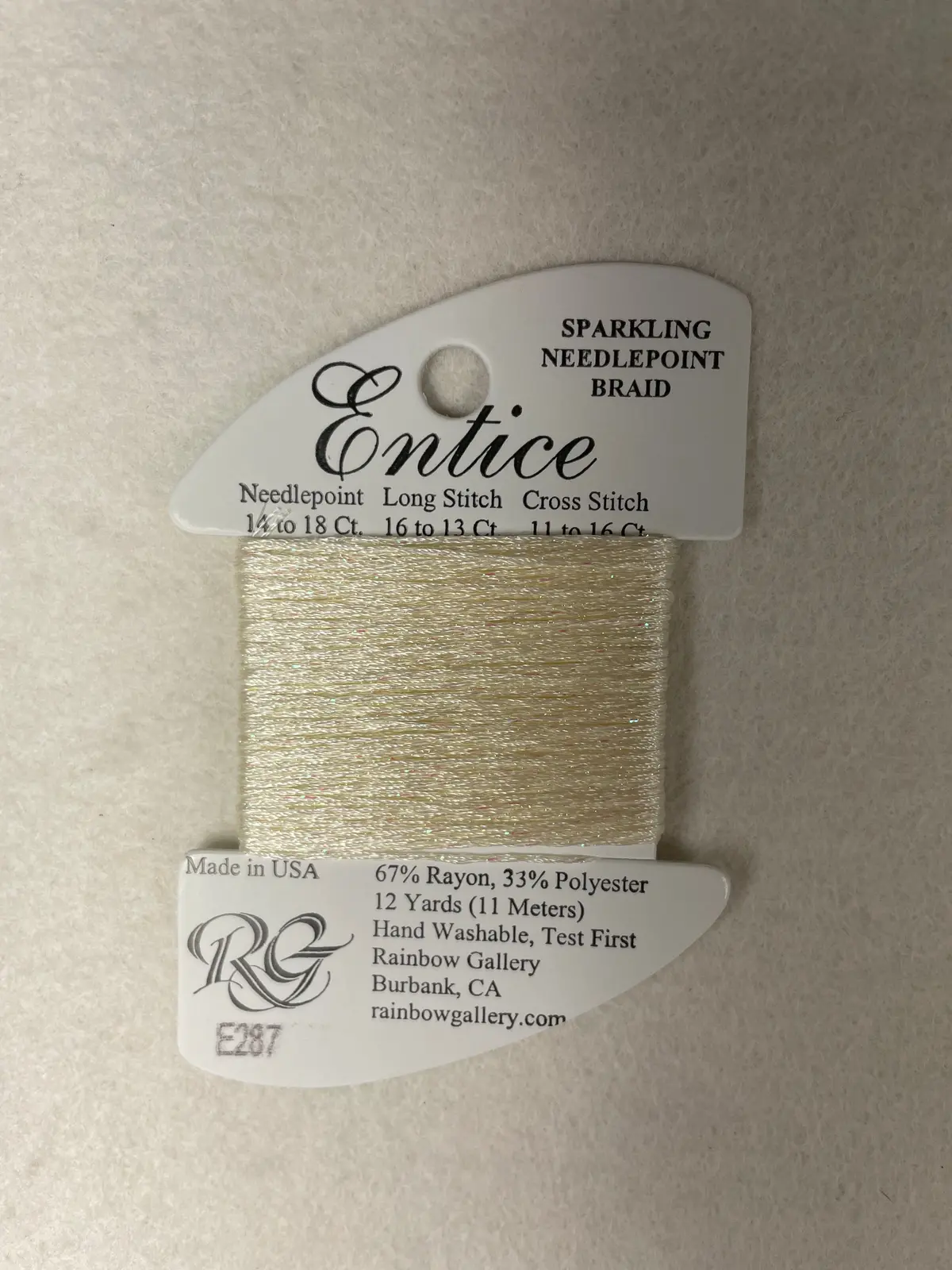 Entice E287 Pastel Yellow 1