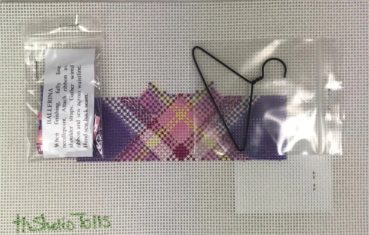 *Sale Studio Midwest 293 To115 Purple Plaid Ballerina 1