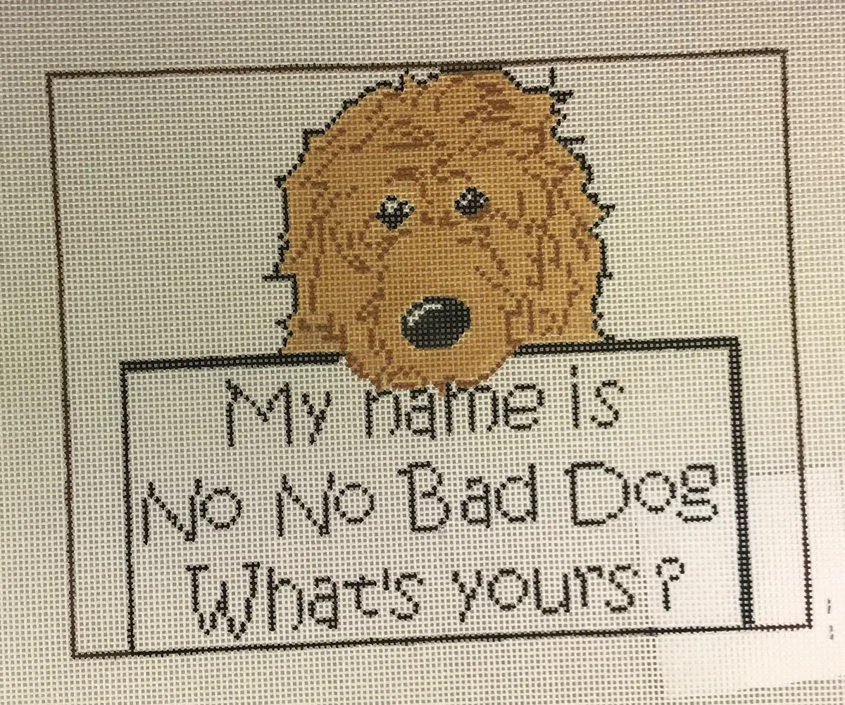 Two Sisters Needlepoint 520 Bad Dog 1