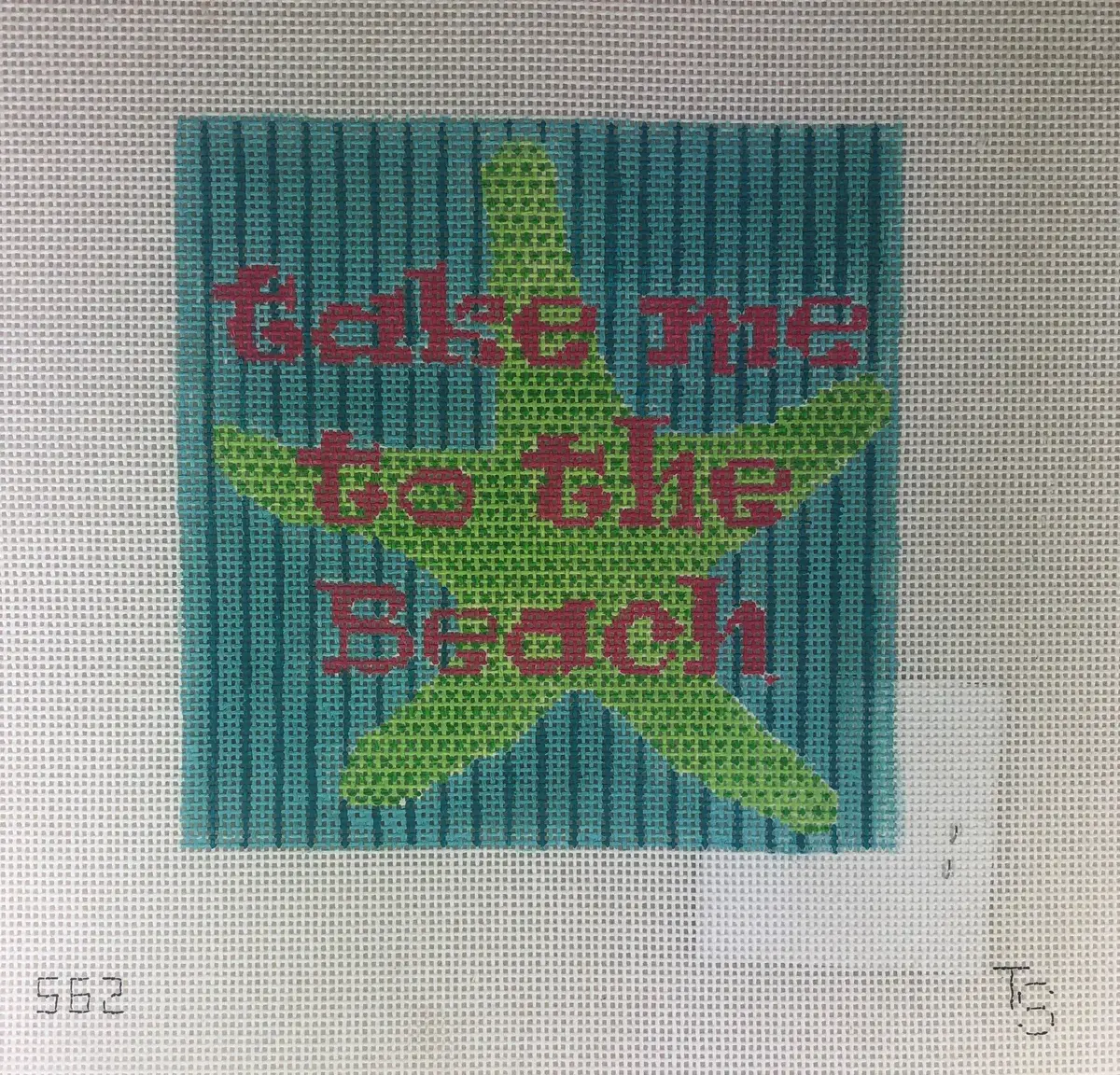Two Sisters Needlepoint S62 To Beach 1