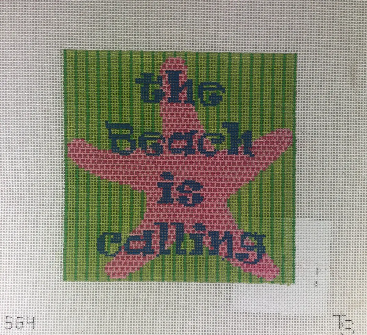 Two Sisters Needlepoint 563 Calling Saying 1