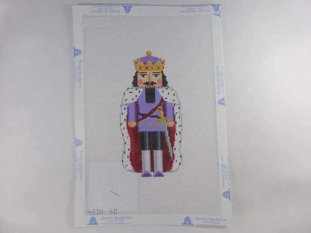 Susan Roberts Needlepoint Design 4201 Nutcracker King Arthur 1