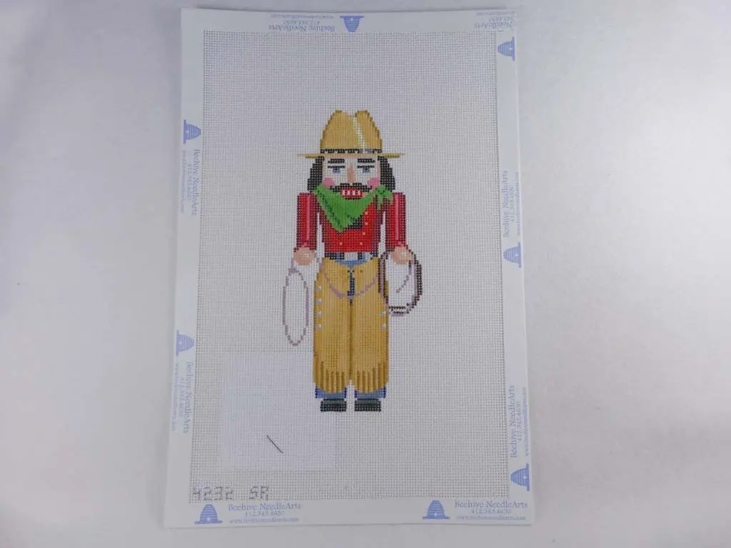 Susan Roberts Needlepoint Designs 4232 Cowboy Nutcracker 1