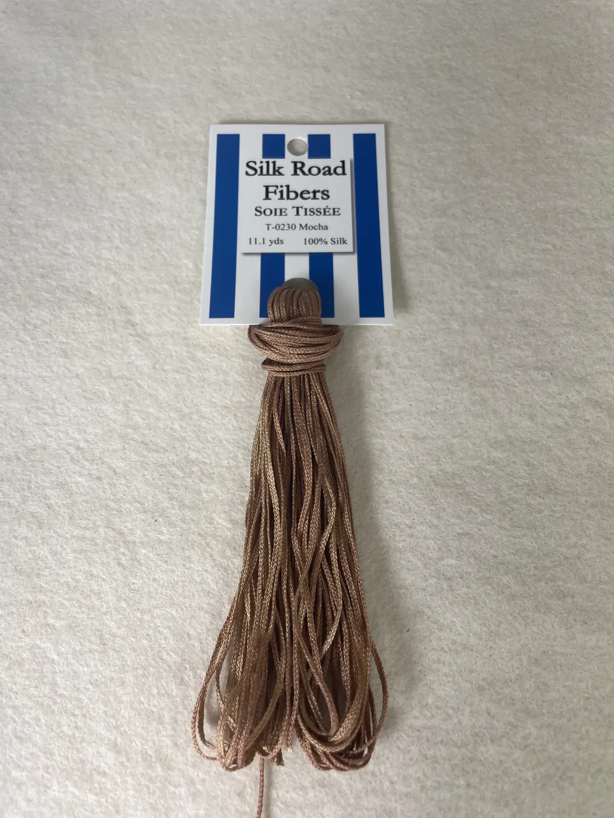 Silk Road Fibers T-0230 Mocha Soie Tissee 1