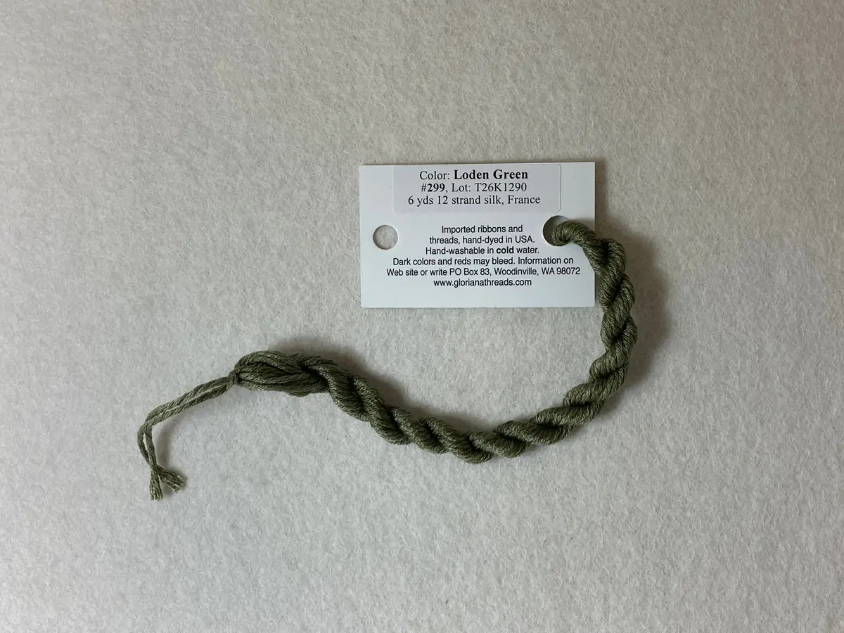 Gloriana Silk Floss 299 Loden Green 1