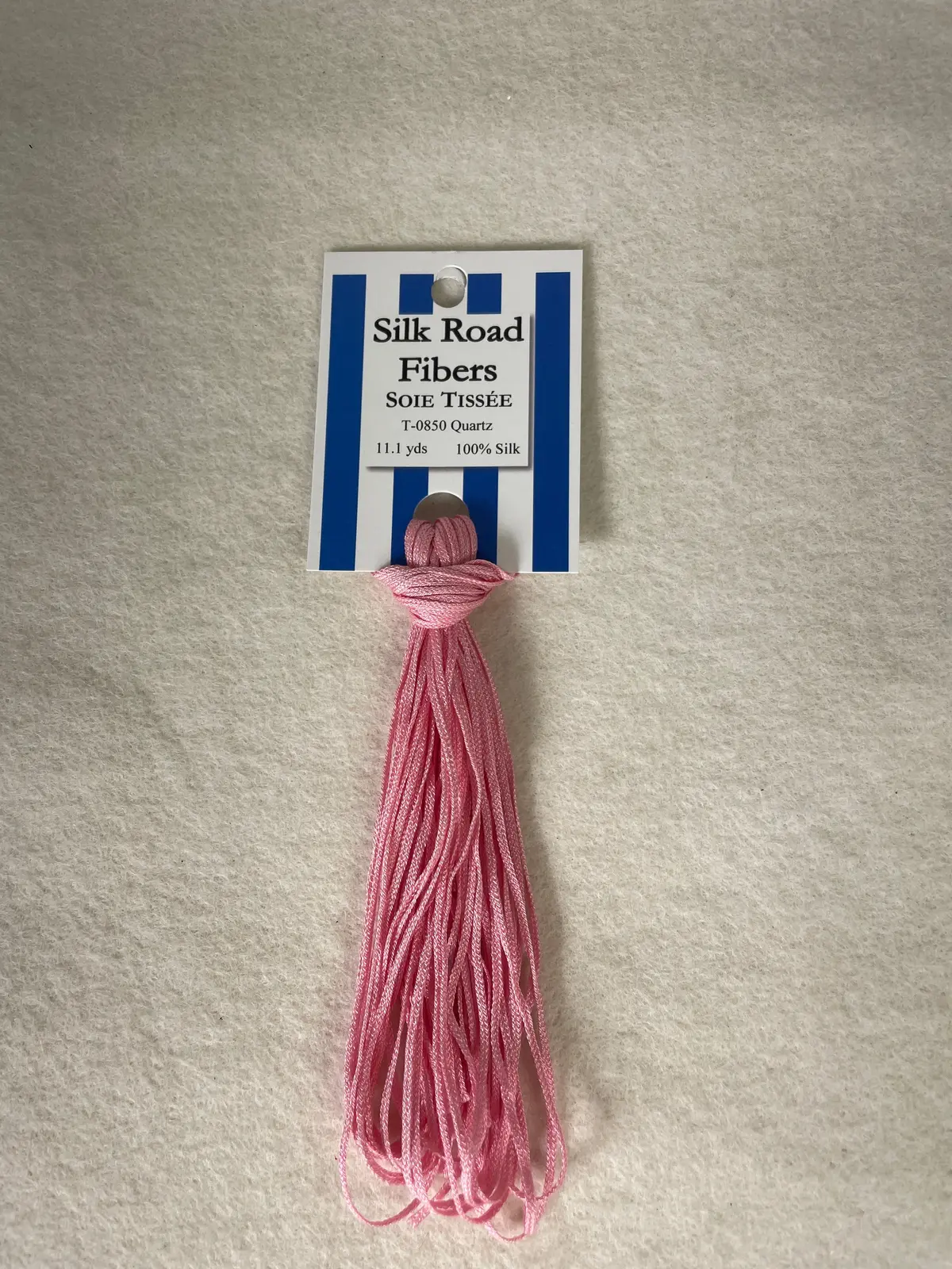 Silk Road Fibers T-0850 Quartz Soie Tissee 1