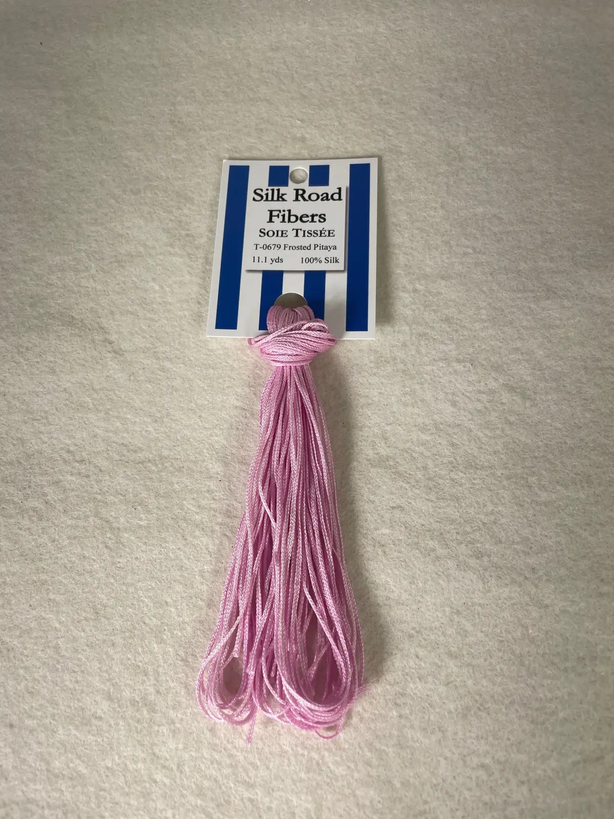 Silk Road Fibers T-679 Frosted Pitaya Soie Tissee 1