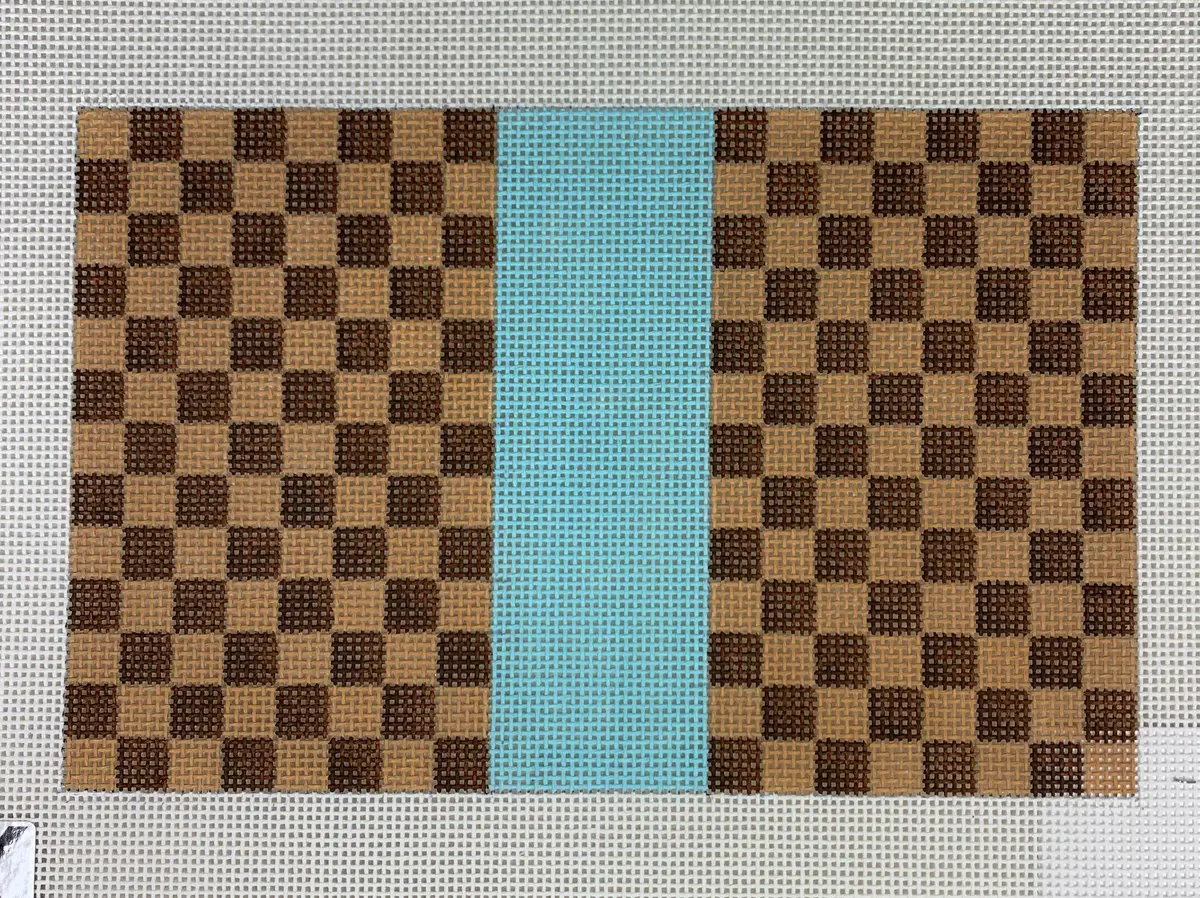 * Kimberly Ann Needlepoint 315 Sf 06C Louise Square, Blue 1