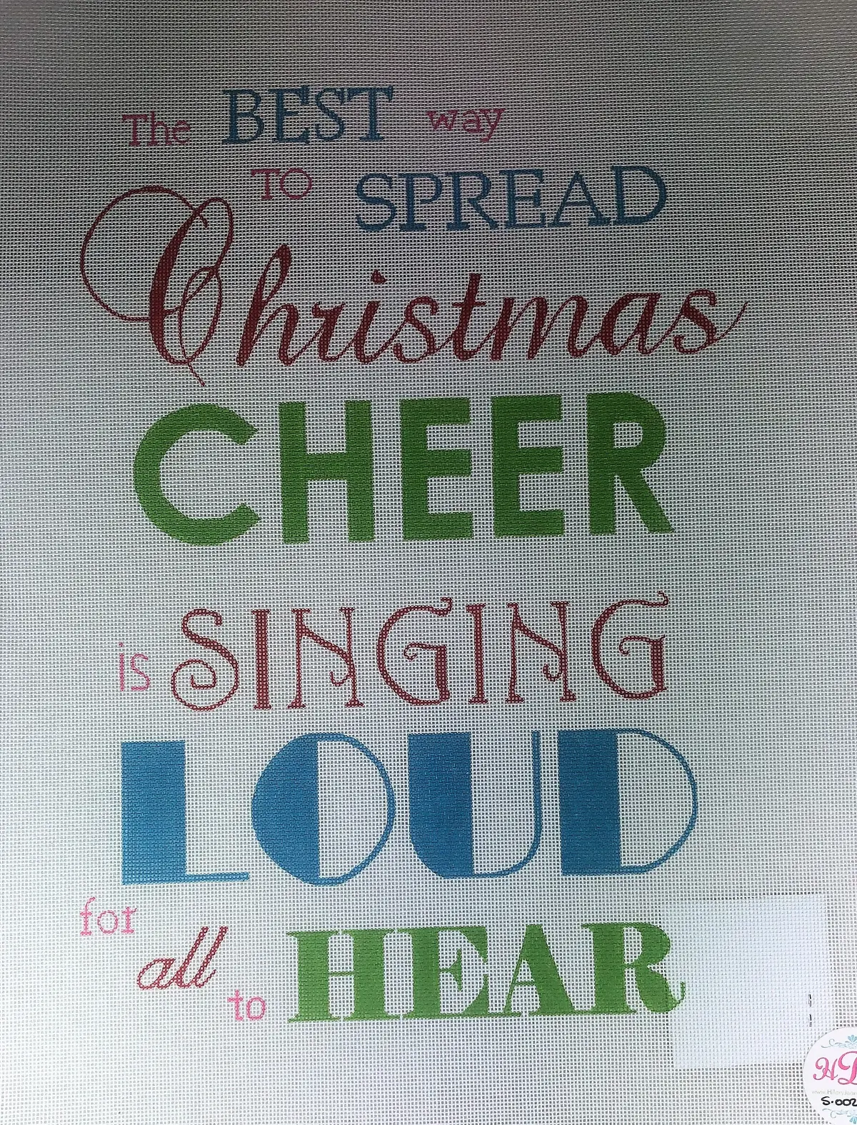*Sale Hilary Jean Designs S-002-18 Christmas Cheer 1