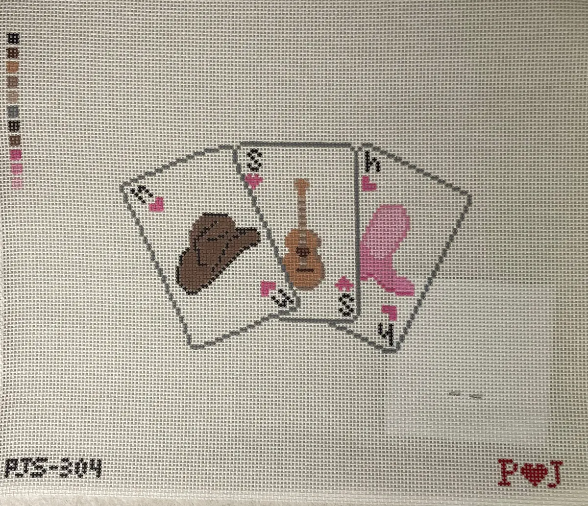 Poppy J Stitches Pjs304 Destination Playing Cards, Nashville 1