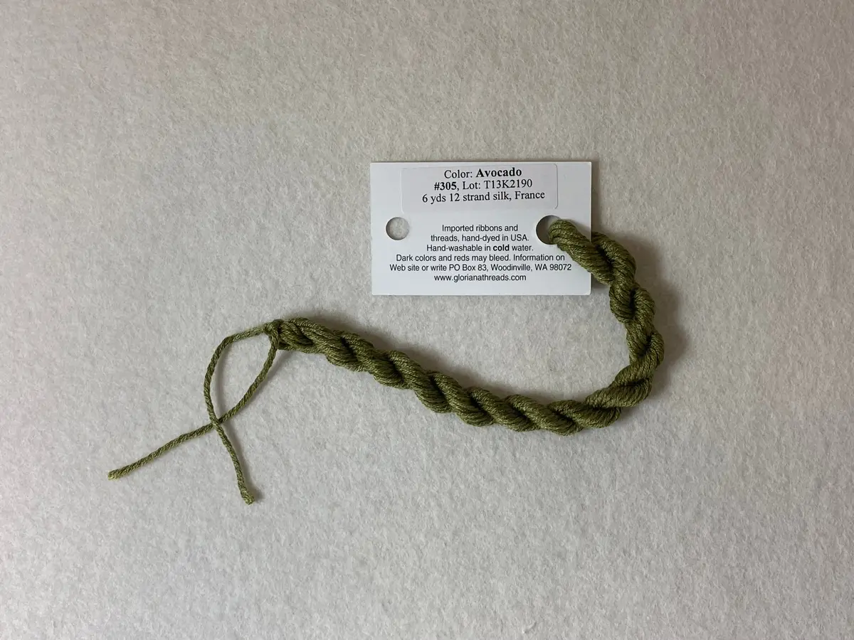 Gloriana Silk Floss 305 Avocado 1