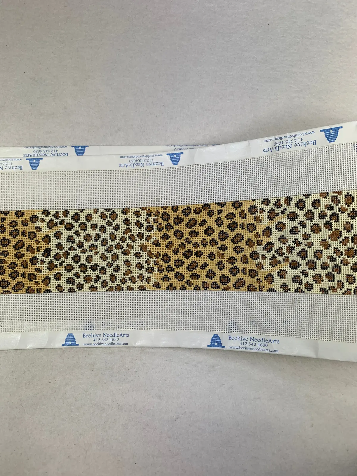 Leopard Wide Belt/Purse Strap - Viola 1