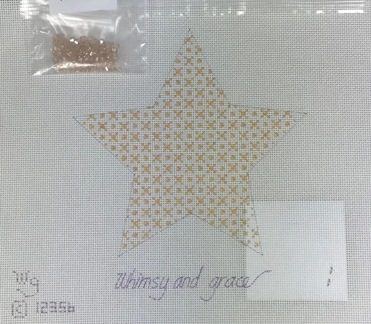 Whimsy And Grace Wg 12356 Star - Gold And Crystal 1