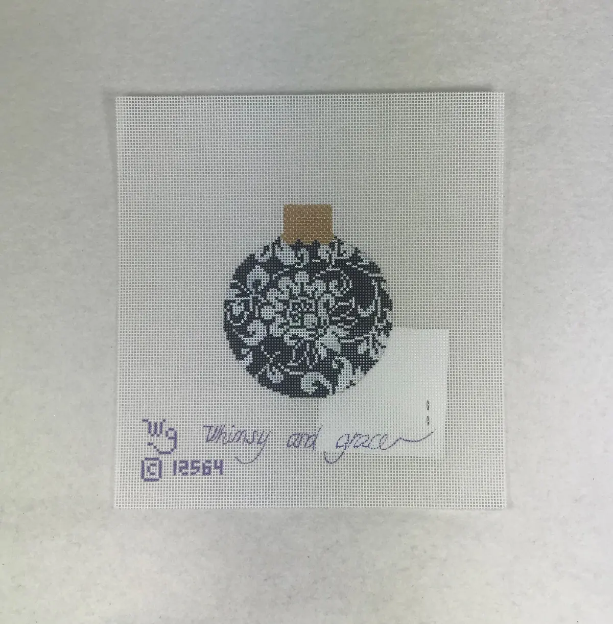 * Whimsy & Grace Wg 12564 Reflection - Black & White 1