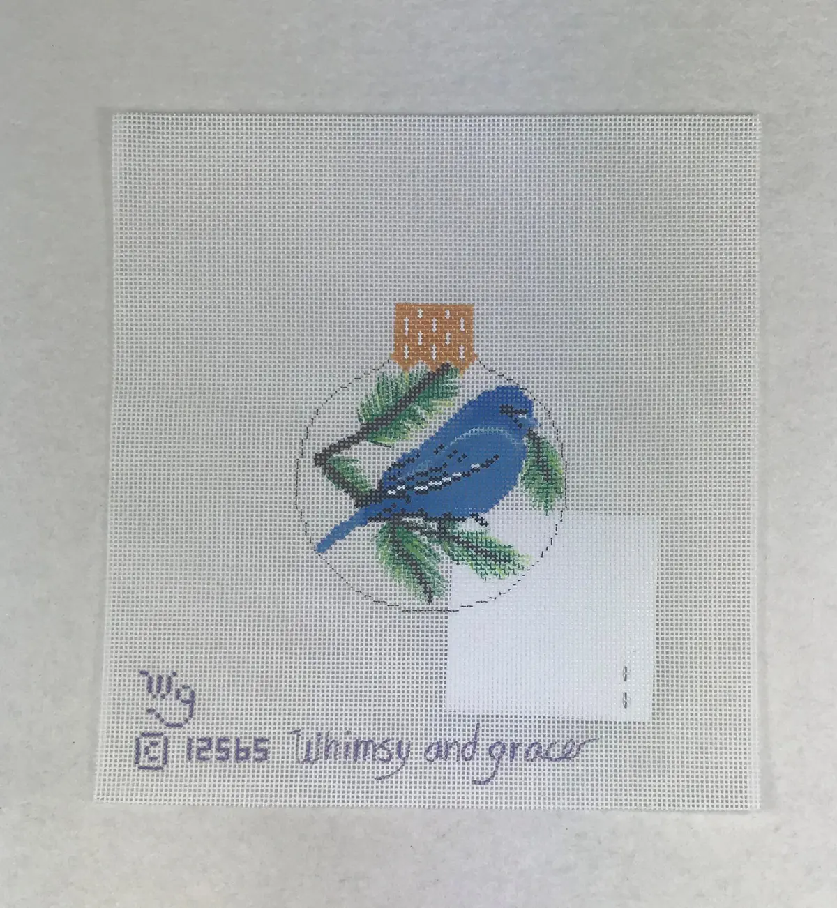 * Whimsy And Grace Wg 12565 Blue Bird Reflection 1