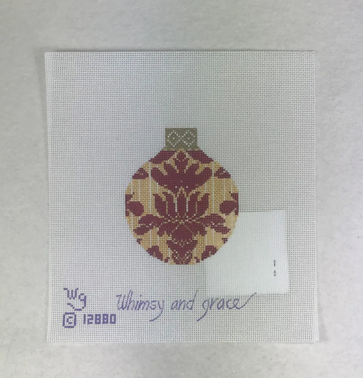 * Whimsy & Grace Wg 12880 Damask Reflection 1