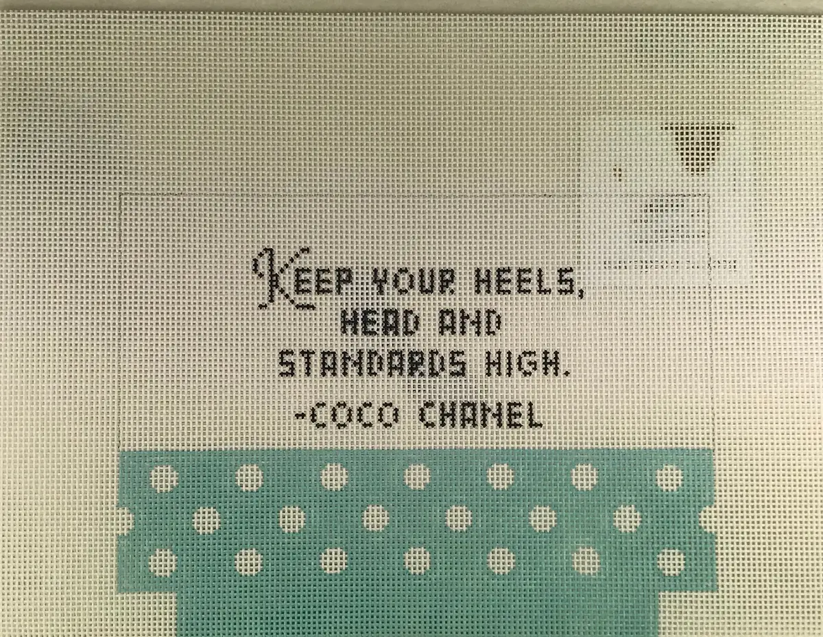 *Sale Kimberly Ann Needlepoint Mb 04 Coco Chanel 1